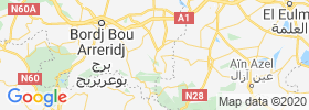 Ras El Oued map